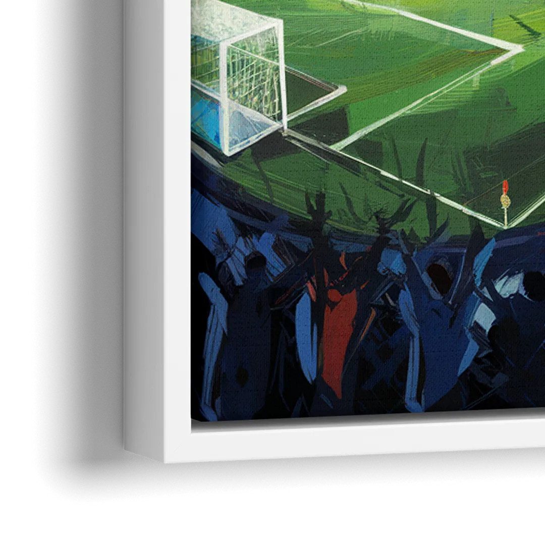 Cincinnati FC Stadium Lights - Close-Up White Frame Canvas