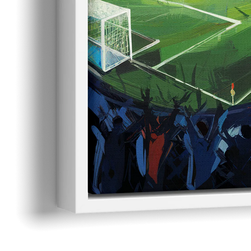 Cincinnati FC Stadium Lights - Close-Up White Frame Canvas