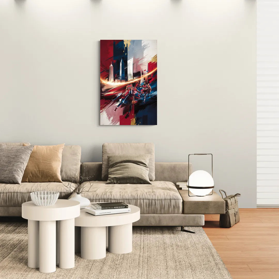 Washington Wizards Basketball - Canvas Wall Art Living Room