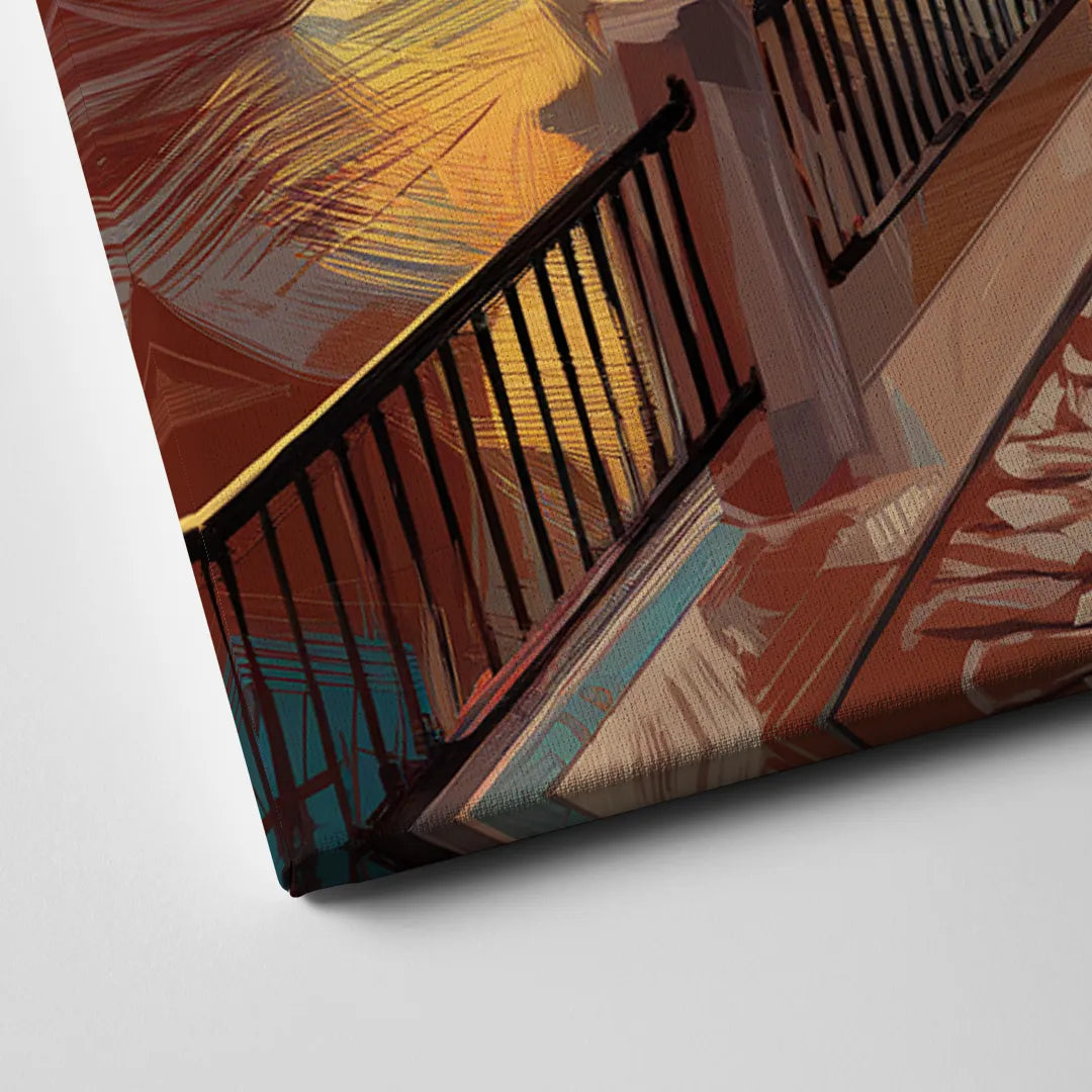 Milwaukee Riverwalk Views Canvas Close Up