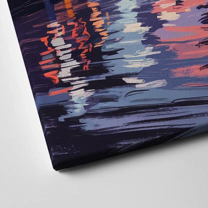 Seattle Waterfront Scene Canvas Close Up