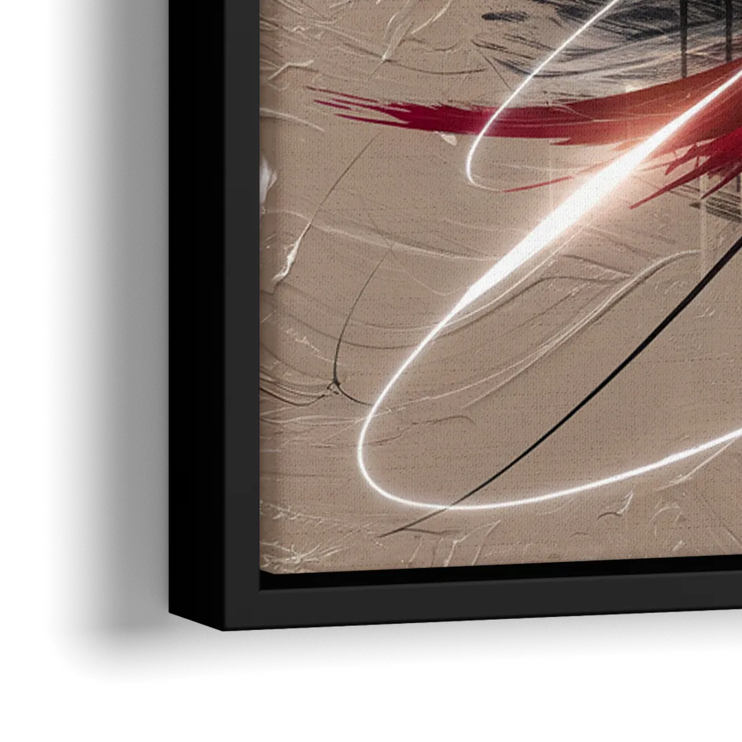 Houston Cougars Passion - Close-Up Black Frame Canvas