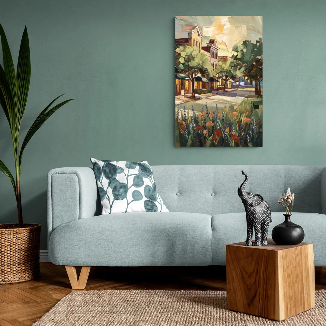 Garland Texas Pride - Canvas Wall Art Living Room