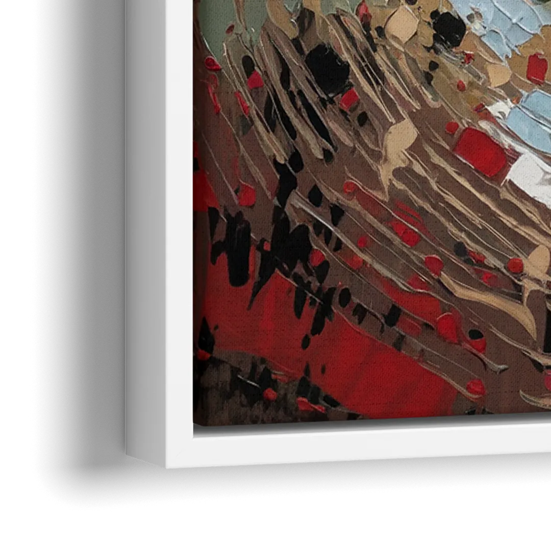 Albuquerque Lobo Pride - Close-Up White Frame Canvas