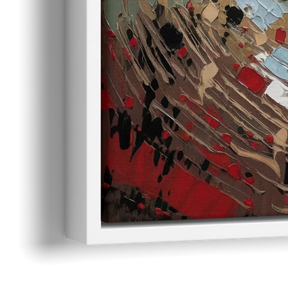 Albuquerque Lobo Pride - Close-Up White Frame Canvas