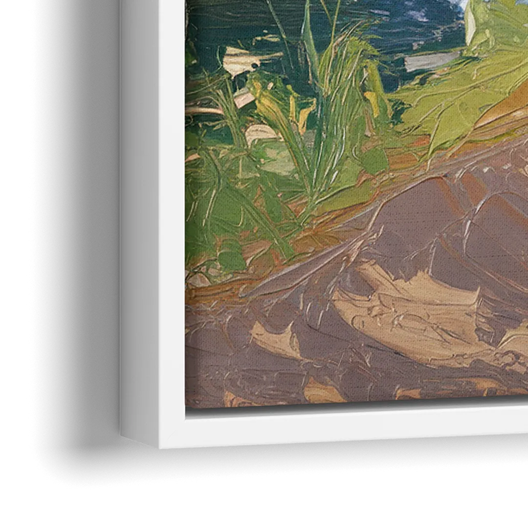 Eugene Nature Trails - Close-Up White Frame Canvas