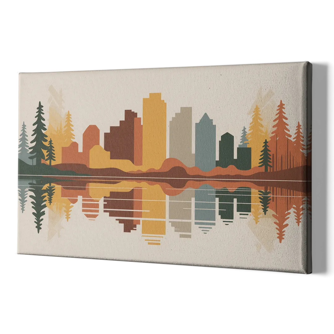 Jasper Autumn Colors - Canvas Print Art Sides