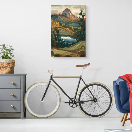 Little Rock Pinnacle Mountain - Canvas Wall Art Living Room