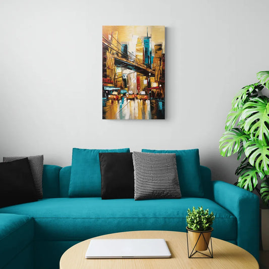 New York City Urban Landscape - Canvas Wall Art Living Room
