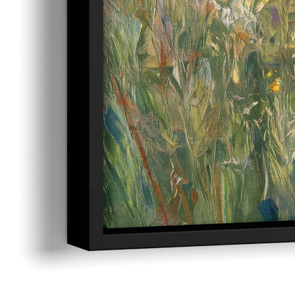 Vail Rocky Mountain View - Close-Up Black Frame Canvas