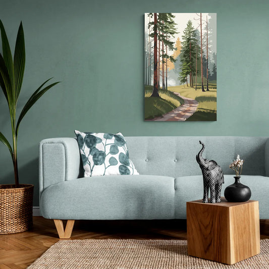 Sitka Forest Serenity - Canvas Wall Art Living Room