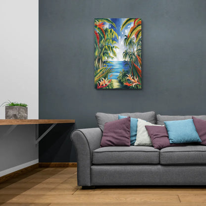 Corona Palm Tree Paradise - Canvas Wall Art Living Room