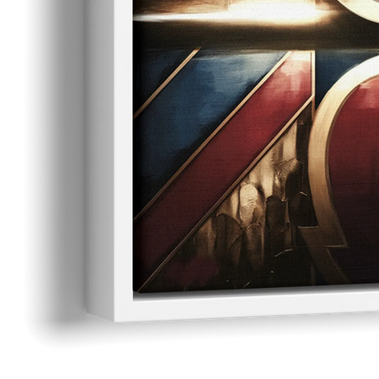 Cleveland Guardians Tribute - Close-Up White Frame Canvas