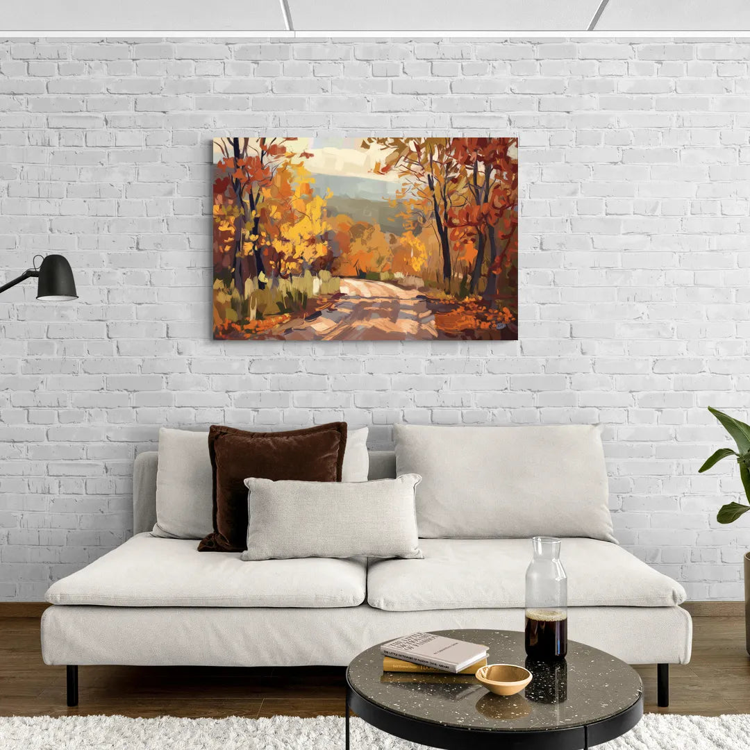 Knoxville Autumn Colors - Canvas Wall Art Living Room