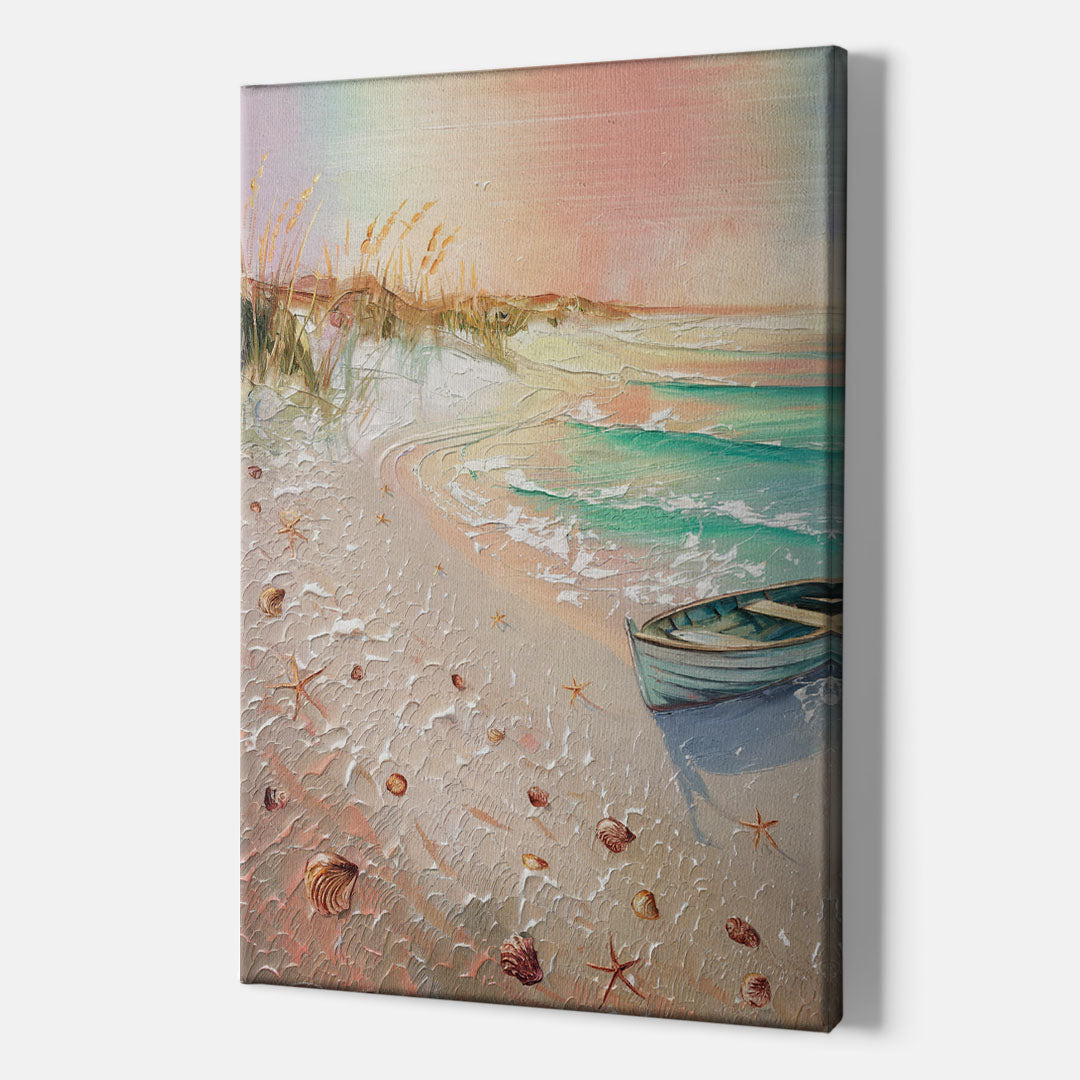 Virginia Beach Nautical Charm - Canvas Wall Art Indoor
