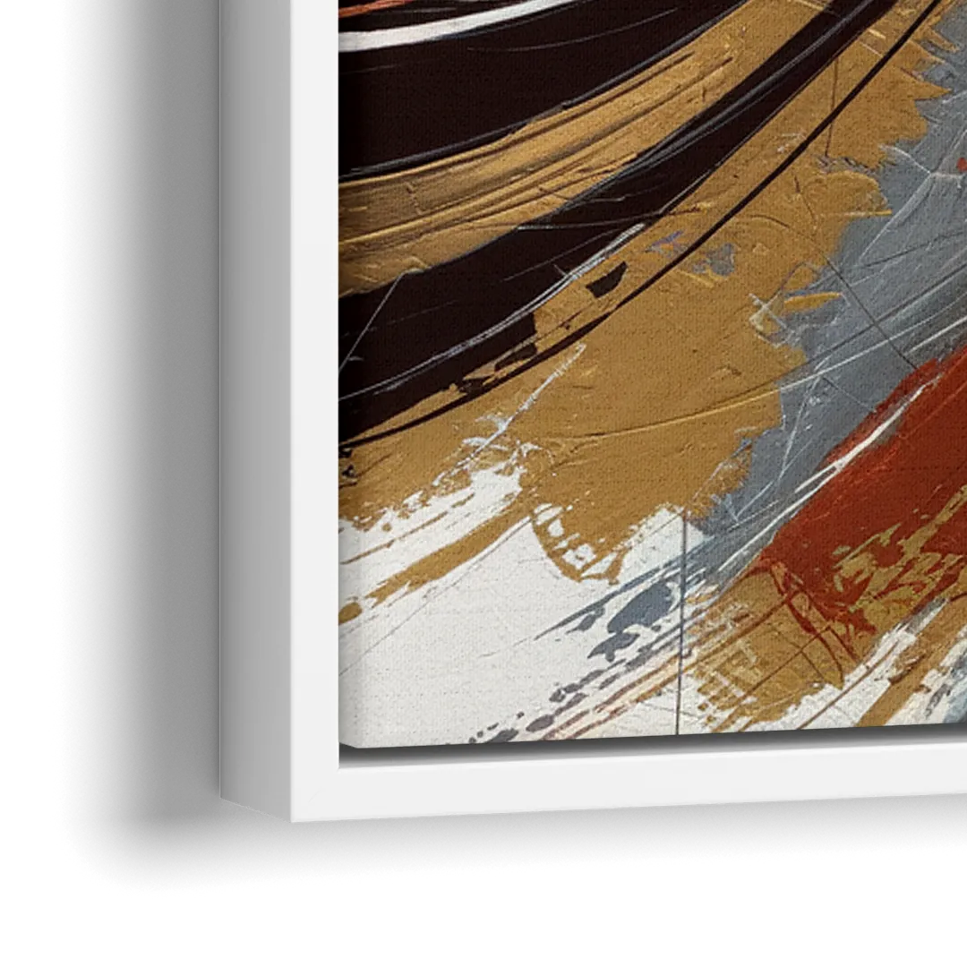 Anaheim Ducks Legacy - Close-Up White Frame Canvas