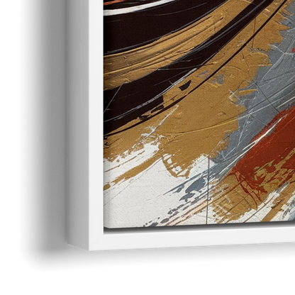 Anaheim Ducks Legacy - Close-Up White Frame Canvas