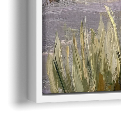 Wichita Scenic Horizons - Close-Up White Frame Canvas