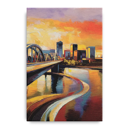 Memphis Riverfront Views - Canvas Wall Art