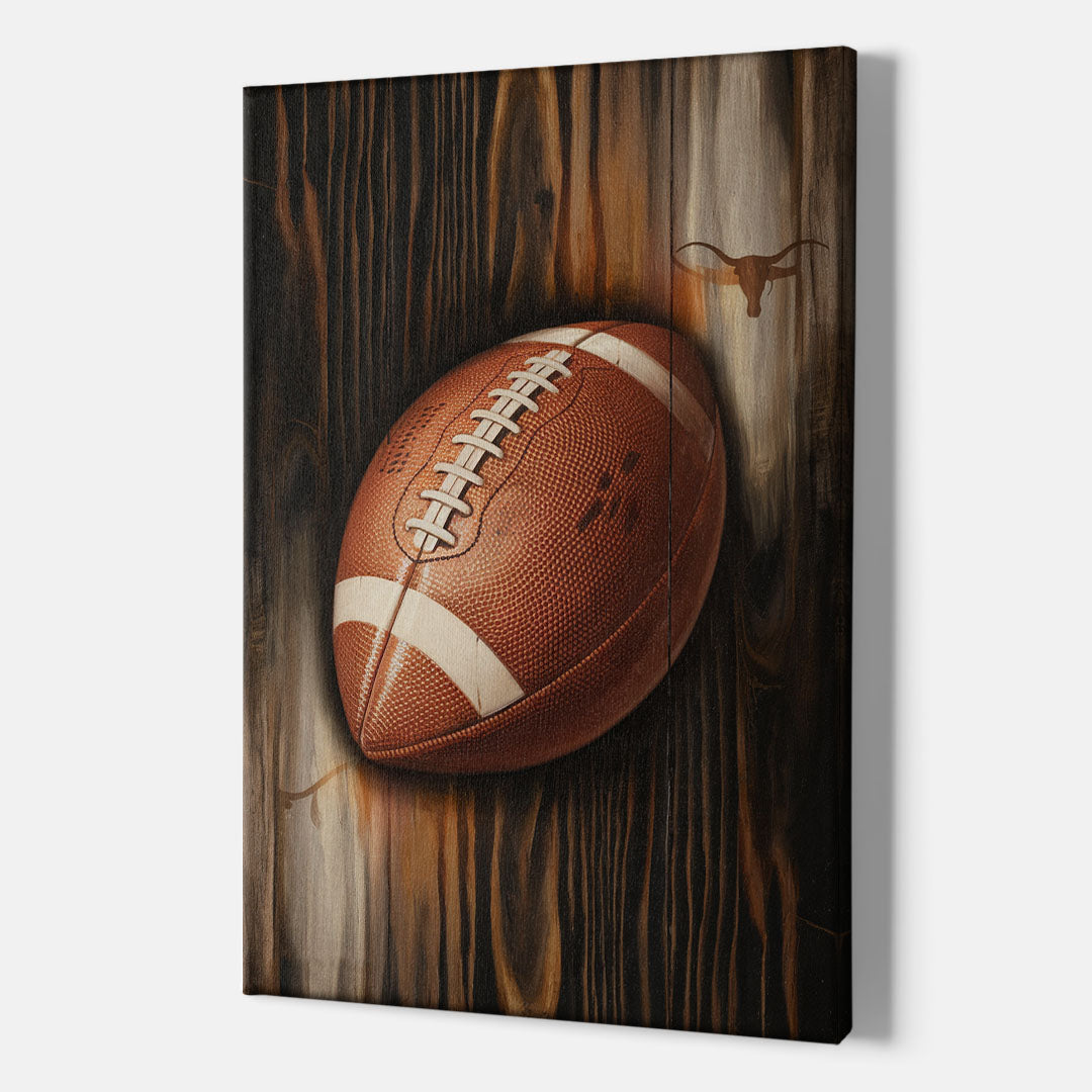 Austin UT Football Energy - Canvas Wall Art Indoor