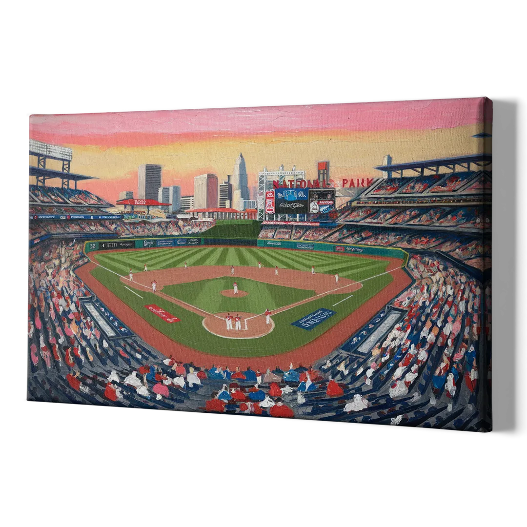 Washington Nationals Baseball - Canvas Print Art Sides