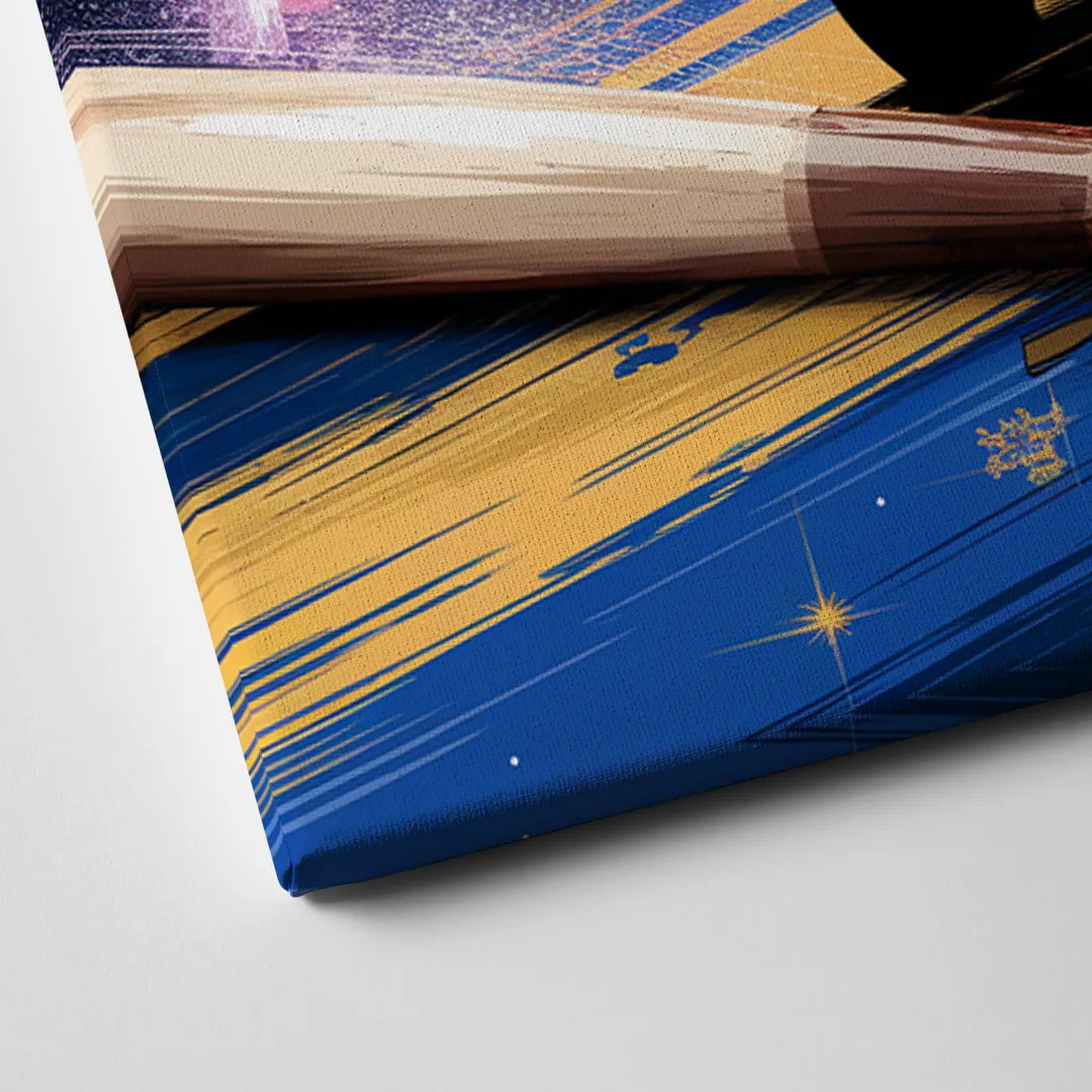 Kansas City Royals Team Spirit Canvas Close Up