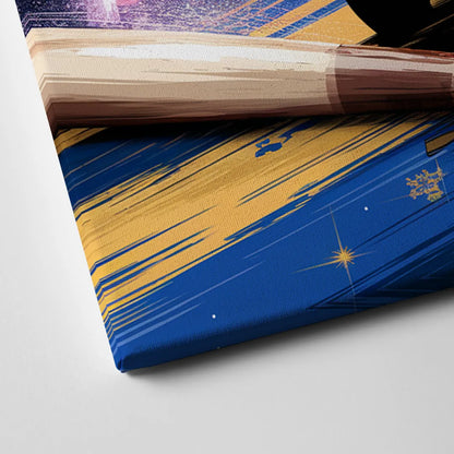 Kansas City Royals Team Spirit Canvas Close Up