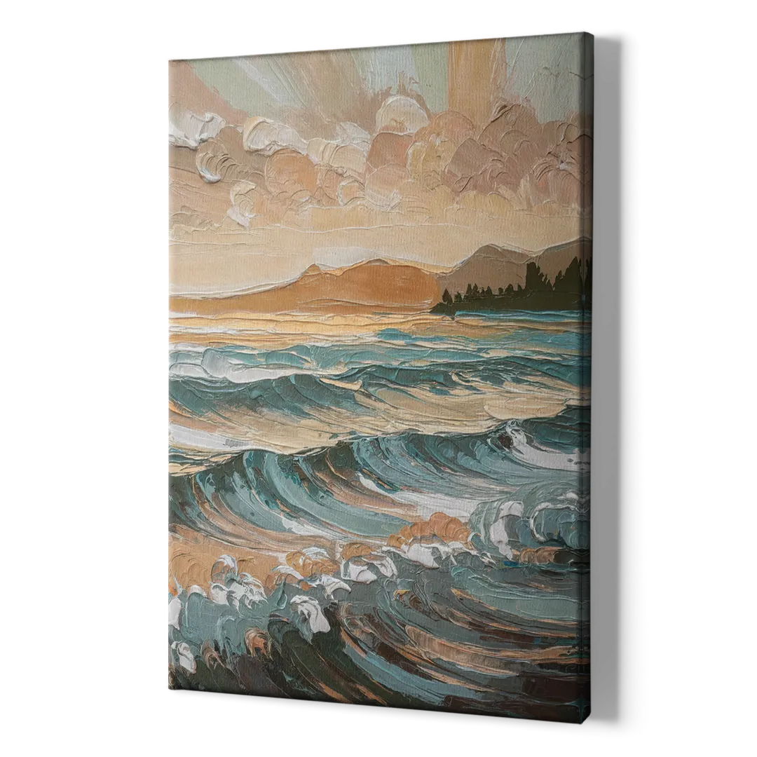 Sitka Coastal Horizon - Canvas Print Art Sides