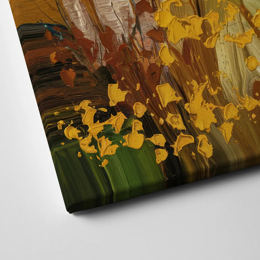 Aspen Golden Trees Canvas Close Up