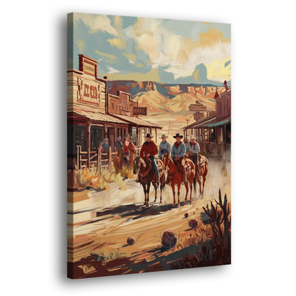 Tombstone Arizona Frontier - Canvas Print Art Sides