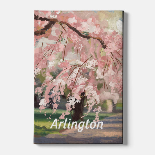 Arlington Cherry Blossoms - Canvas Wall Art