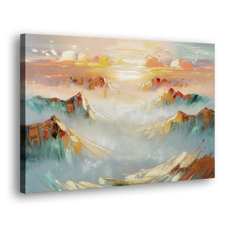 Henderson Mountain Horizon - Canvas Print Art Sides
