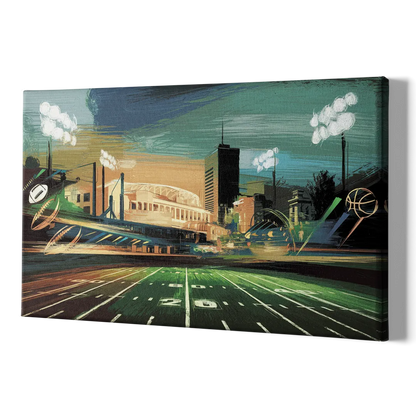 Birmingham Us Sports Teams Tribute - Canvas Print Art Sides