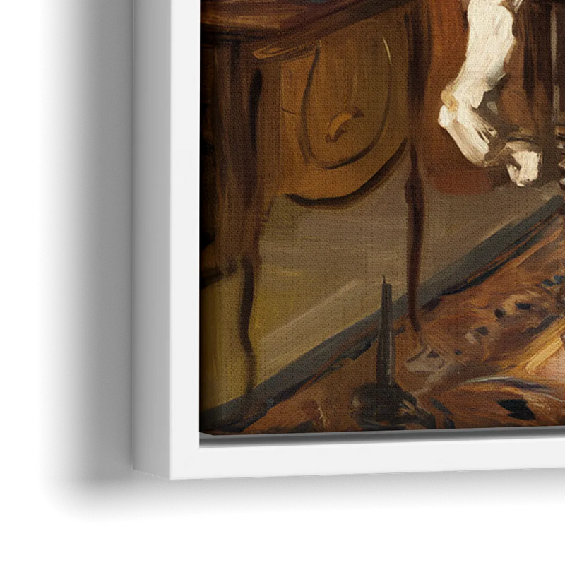 Franklin Historic Charm - Close-Up White Frame Canvas