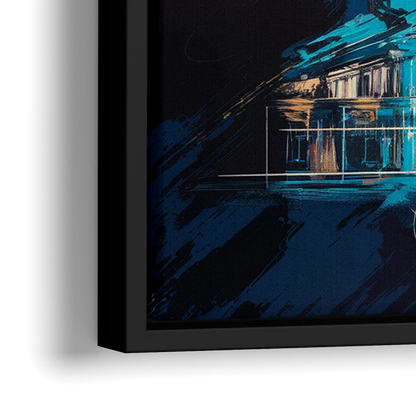 New Orleans Pelicans Basketball Spirit - Close-Up Black Frame Canvas