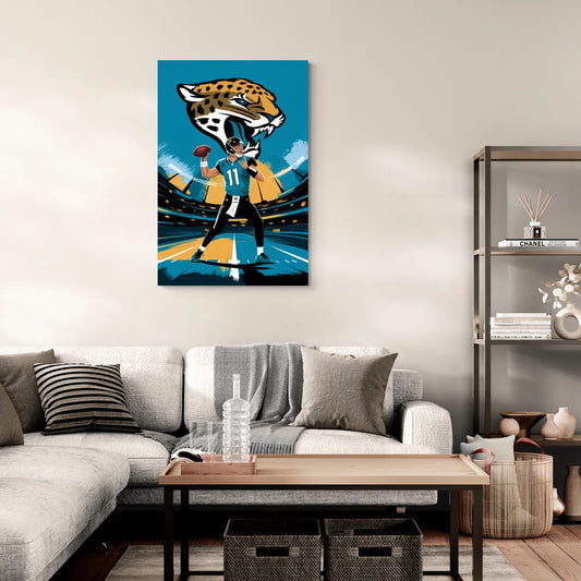 Jacksonville Jaguars Fans - Canvas Wall Art Living Room