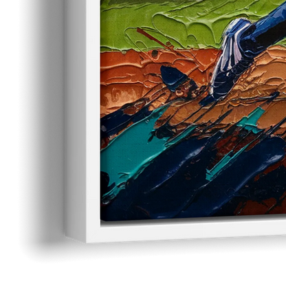Tacoma Mariners Fan Tribute - Close-Up White Frame Canvas