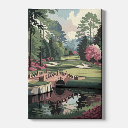 Augusta Scenic Golf Course - Canvas Wall Art