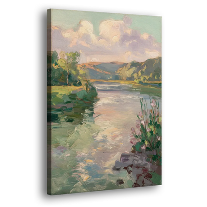 Joseph Riverfront View - Canvas Print Art Sides