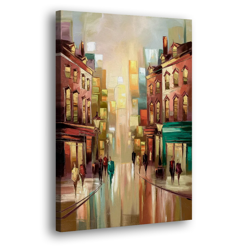 Camden Downtown Streetscape - Canvas Print Art Sides