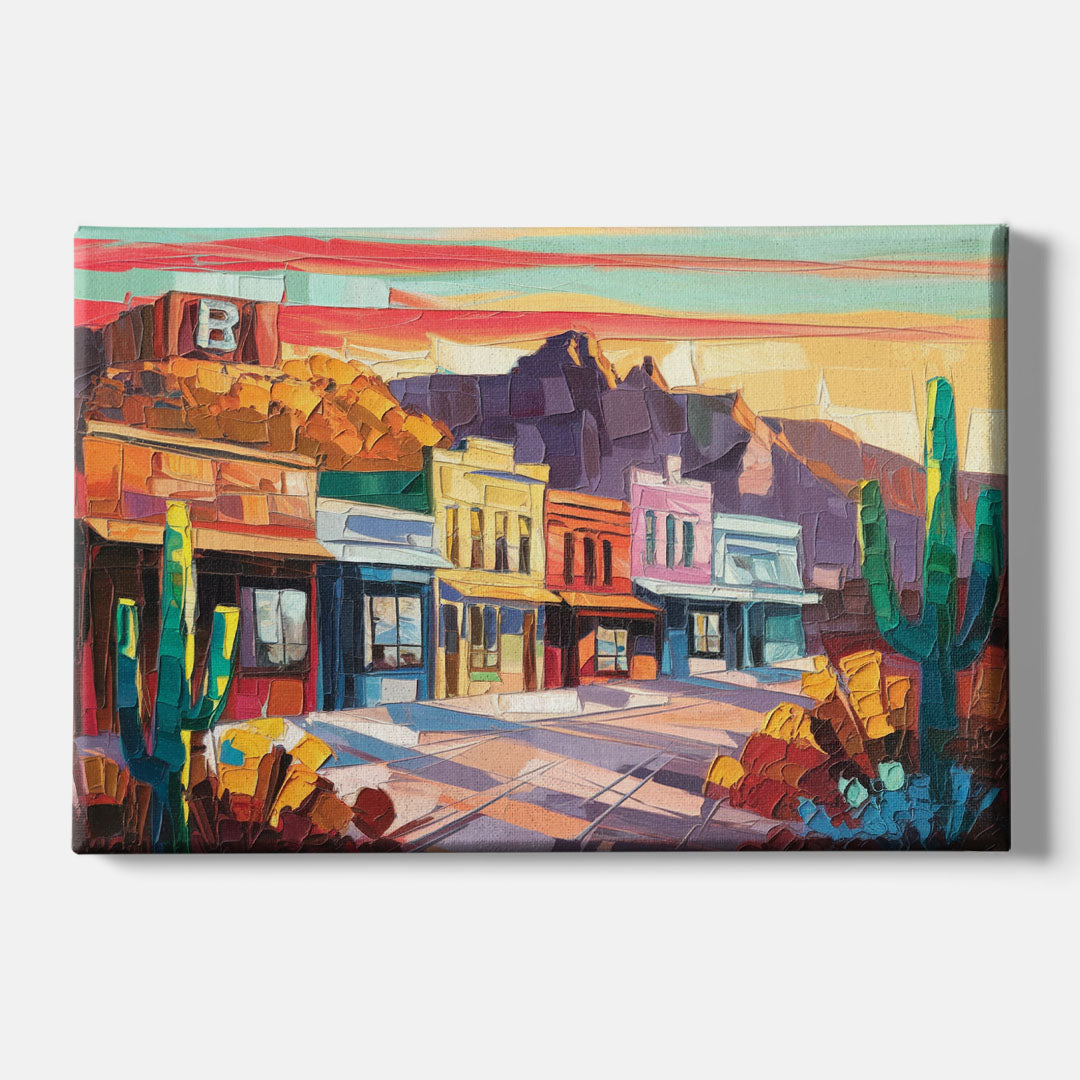 Bisbee Arizona Charm - Canvas Wall Art