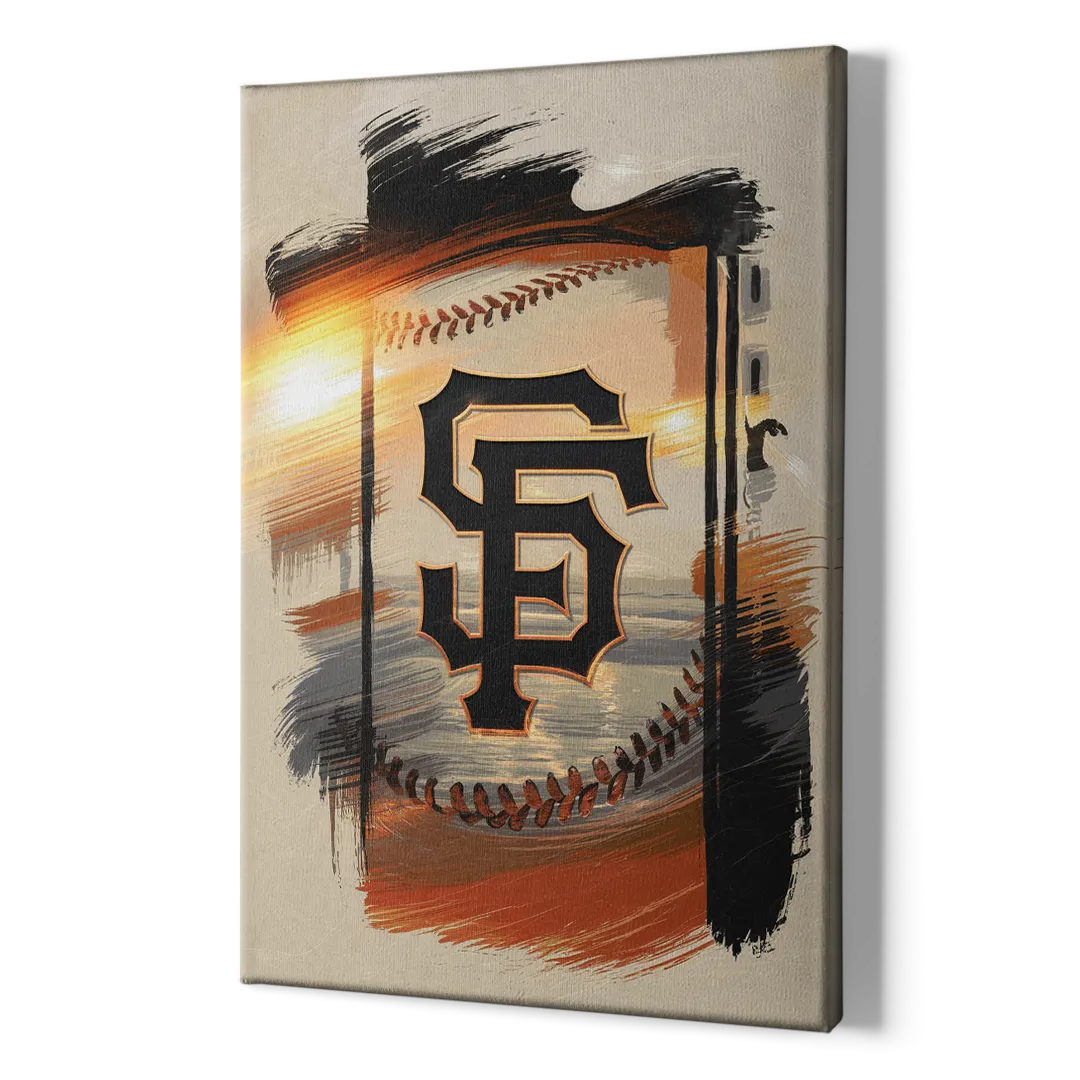 San Francisco Giants Logo Design - Canvas Print Art Sides
