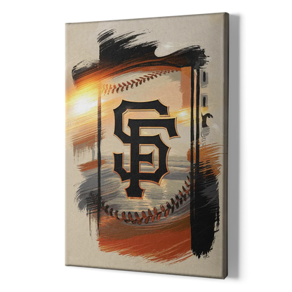 San Francisco Giants Logo Design - Canvas Print Art Sides