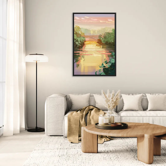 Richmond James River Serenity - Living Room Black Frame Canvas