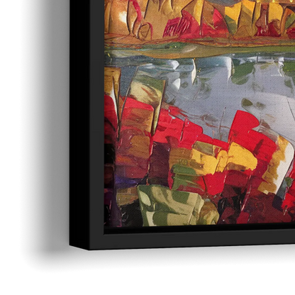 Denver Art Museum Highlights - Close-Up Black Frame Canvas