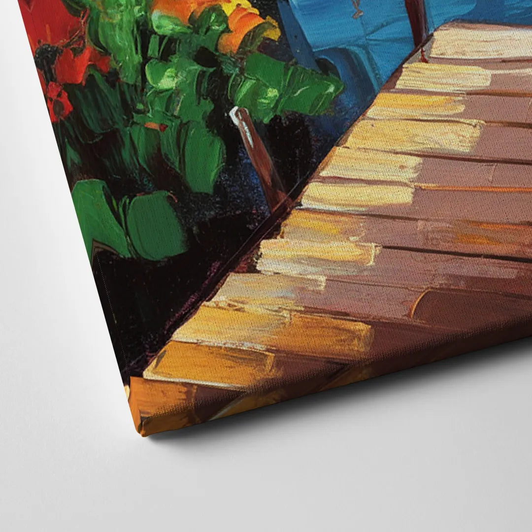 Traverse City Scenic Waterfront Canvas Close Up