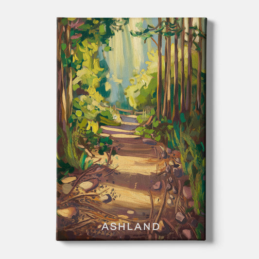 Ashland Hiking Paths - Canvas Wall Art