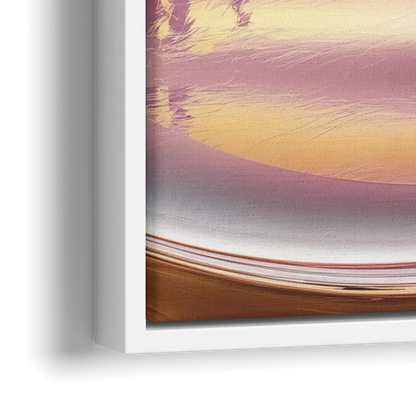 Portland Oregon Bridges - Close-Up White Frame Canvas