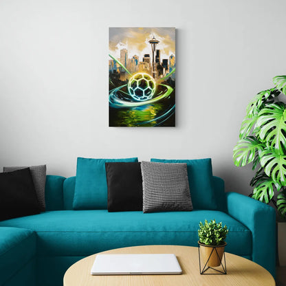 Seattle Sounders FC Spirit - Canvas Wall Art Living Room