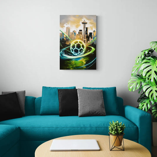 Seattle Sounders FC Spirit - Canvas Wall Art Living Room